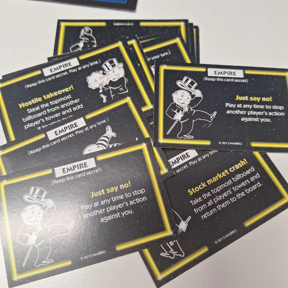 Monopoly Empire 2014 Replacement Pieces Cards Chance Instructions‎ Rules